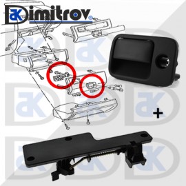 Комплект дръжка и брава за жабката Volkswagen Golf 3 Vento